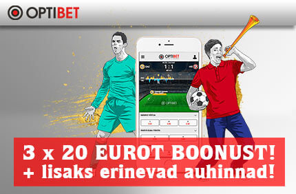 optibet-boonused-auhinnad-jalgpall-sport-1 €20 boonus €20 boonus SAA 3 x €20 BOONUSED + OSALE AUHINDADE LOOSIMISEL, KUS PEAAUHINNAKS ON 55’’ SAMSUNG LED TV optibet boonused auhinnad jalgpall sport 1