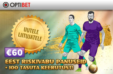 optibet-uutele-liitujatele-panused-boonused-1 RISKIVABU PANUSEID riskivabu panuseid UUTELE MÄNGIJATELE €60 EEST RISKIVABU PANUSEID + 100 TASUTA KEERUTUST optibet uutele liitujatele panused boonused 1