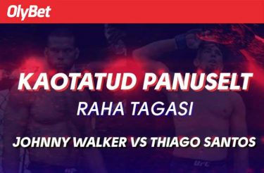 UFC: JOHNNY WALKER VS THIAGO SANTOS