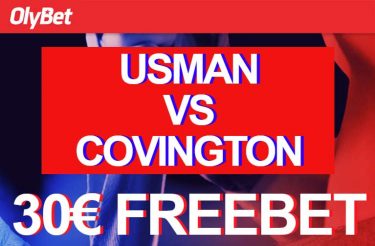 USMAN VS COVINGRON €30 FREEBET