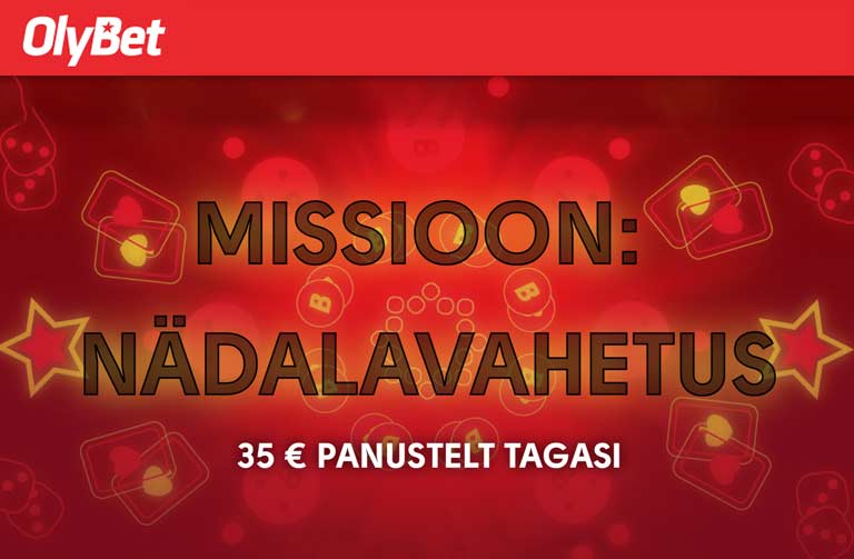 NÄDALAVAHETUSE CASHBACK