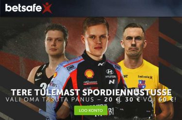 BETSAFE SPORDIENNUSTUSE TERVITUSBOONUS