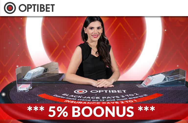 OPTIBET BLACKJACKI BOONUS