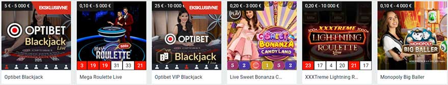 LIVE KASIINO CASHBACK JA BOONUS