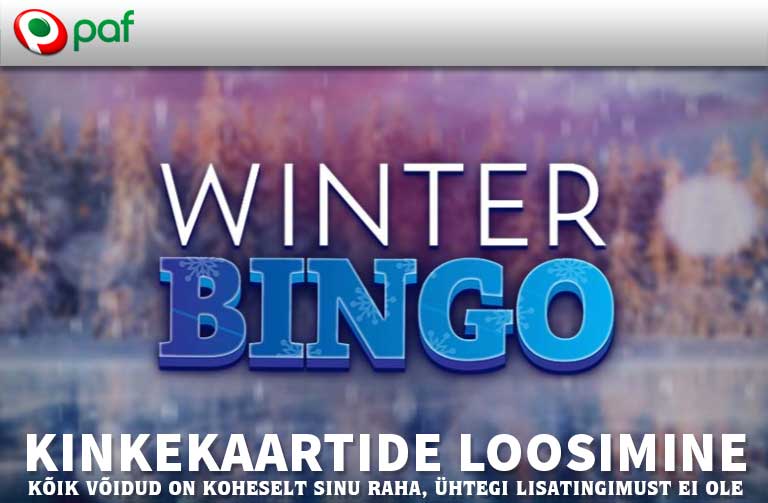 PAF KASIINO WINTER BINGO