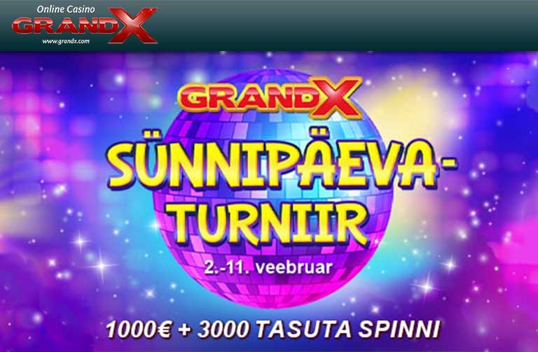 GRANDX SÜNNIPÄEVATURNIIR