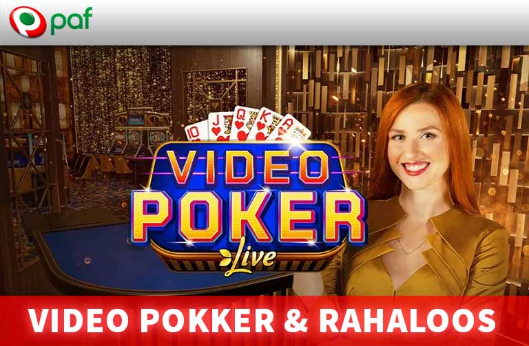 VIDEO POKKER LIVE RAHALOOS