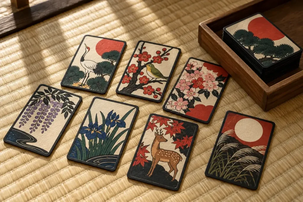 Hasartmängud Jaapanis: pachinko, IR-seadus ja Osaka kasiino ⛩️ 2 Hanafuda lillekaardid tatamimatil