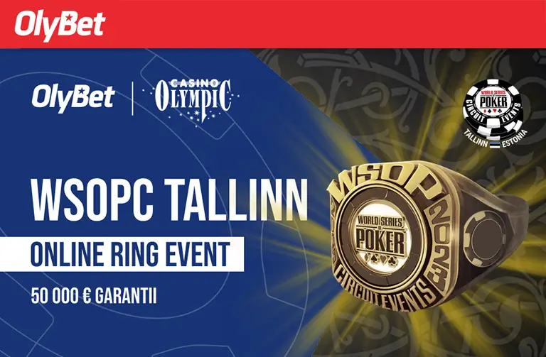 wsopc tallinn online ring event boonused 2024