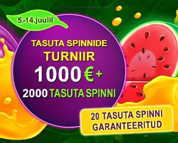 TASUTA SPINNIDE SLOTITURNIIR