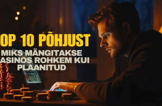 Online kasiinos mängimine - artikkel illustratsioon