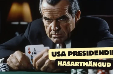 USA president kaarte mängimas