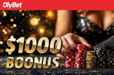 OLYBET POKKERITOA $1,000 TERVITUSBOONUS