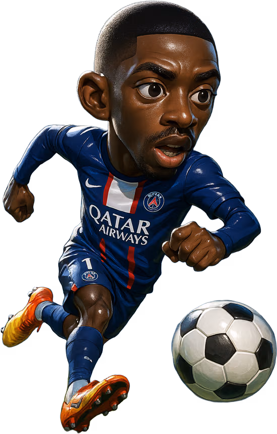 PSG vs Atlético Madrid Ousmane Dembélé