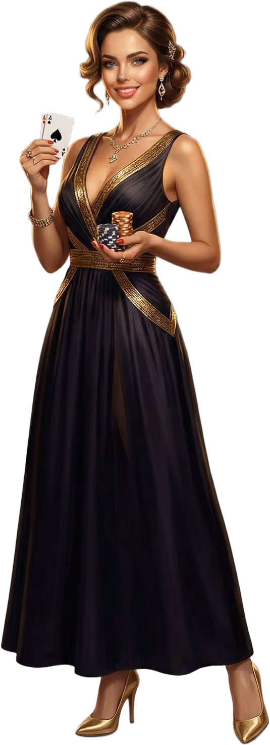 Musta Reede pokker, kaunis leedi mängukaartidega