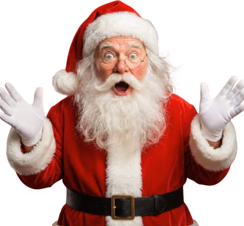 Jõulumärgid kampaania illustreeriv jõuluvana