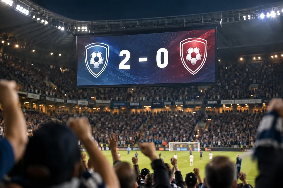 Betsafe varajane väljamakse: võit juba 2 värava, 20 punkti või 3 värava eduga 2 Staadioni tabloo seisuga 2:0 ja rõõmustavad fännid
