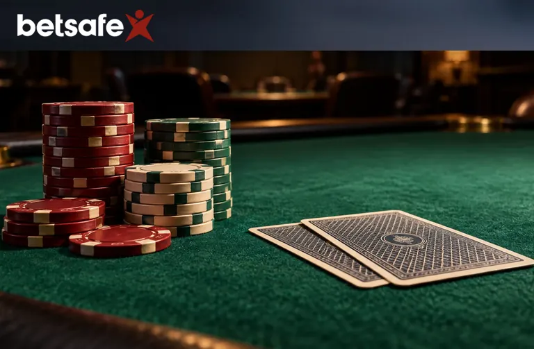 Betsafe freerollid: pokkerilaud žetoonide ja kaartidega