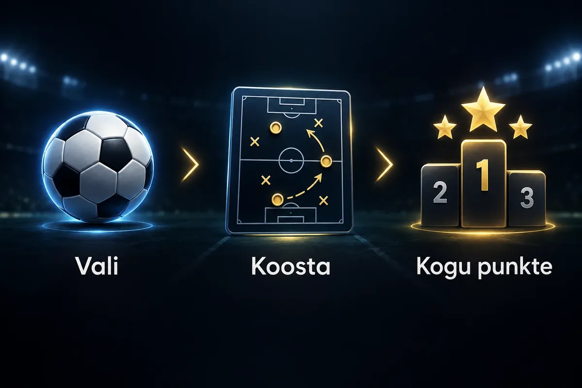 Paf Fantasy Sports freerollid: tasuta turniirid raha- ja piletiauhindadega 2 Infograafik: vali, koosta, kogu punkte