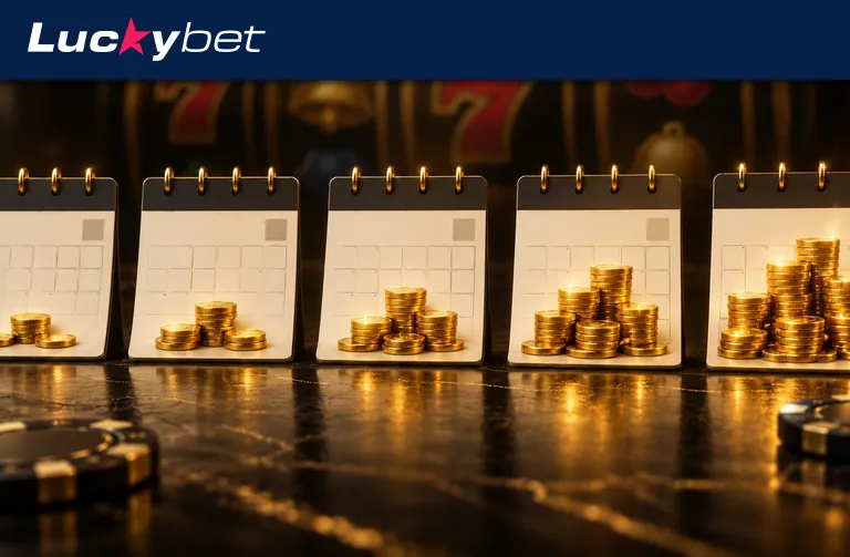 Luckybet tasuta keerutused: 125 keerutust viie päeva jooksul