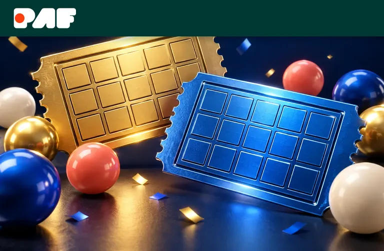 Paf Super Saturday: kuldne ja sinine bingopilet