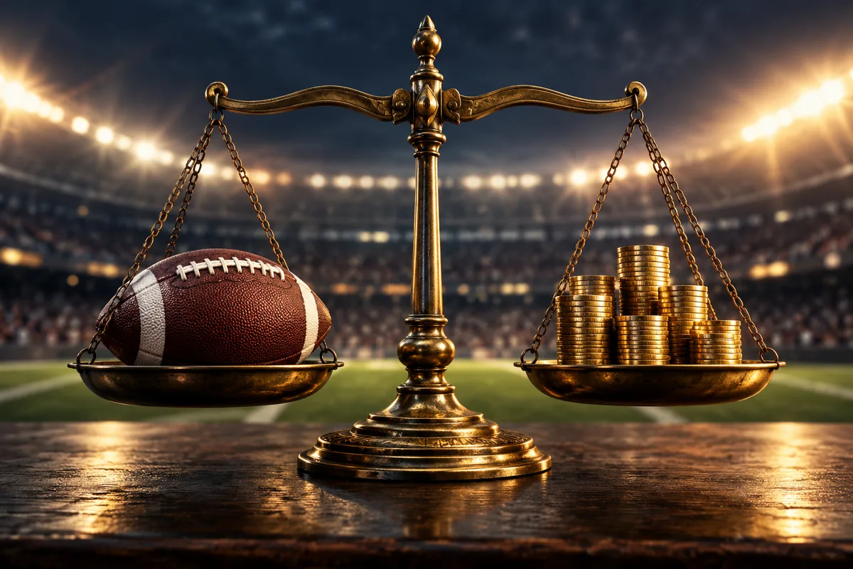 Winz Ameerika spordinädal: NBA, NFL-i ja NHL-i panuste eest kuni 60 € tasuta panuseid 3 Kaalud: ühel pool Ameerika jalgpall, teisel pool kuldmündid